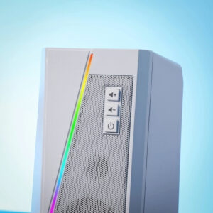 Redragon GS20W ANVIL 3W 2.0 RGB Stereo Desktop PC Speakers - White image 6