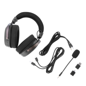 Redragon FURY WRS Over-Ear Wireless Gaming Headset - Black image 6