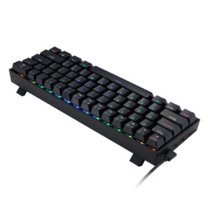 REDRAGON DRACONIC PRO Mechanical 61 Key|Bluetooth 5.0|RGB 9 Colour Modes|Rechargable Battery|Type-C Charging Cable Gaming Keyboard - Black image 3
