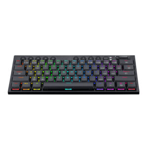 REDRAGON Horus Mini 61Key Red Switch RGB Low Profile Gaming Mechanical Keyboard - Black image 2