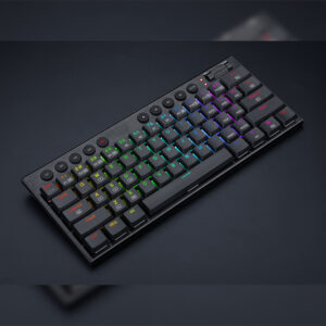 REDRAGON Horus Mini 61Key Red Switch RGB Low Profile Gaming Mechanical Keyboard - Black image 6
