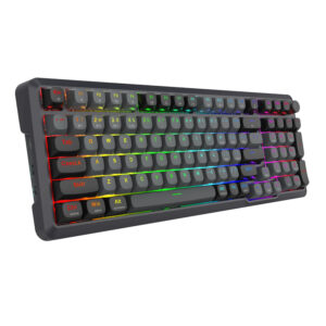 Redragon BRAGI PRO K688 98+1 Gasket Wireless Mechanical Keyboard (Triple Mode, RGB, Hot-Swappable, Cream Linear Switches) image 2
