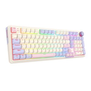 Redragon K768 EISA 100 RGB Wireless Gaming Keyboard - Lilac image 2