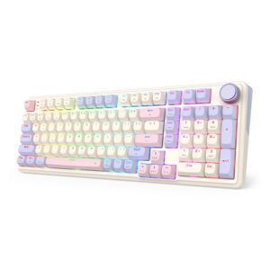 Redragon K768 EISA 100 RGB Wireless Gaming Keyboard - Lilac image 4