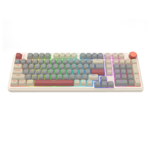 Redragon EISA 100 Retro RGB Wireless Mechanical Keyboard - Cream/Grey image 5