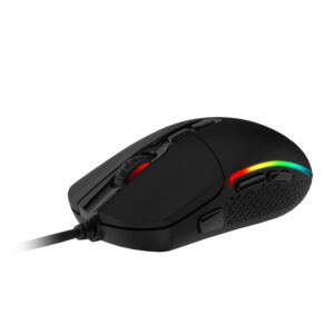 Redragon M719 INVADER RGB 10000 DPI Wired Optical Gaming Mouse - Black image 3