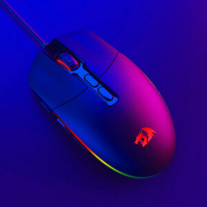 Redragon M719 INVADER RGB 10000 DPI Wired Optical Gaming Mouse - Black image 5