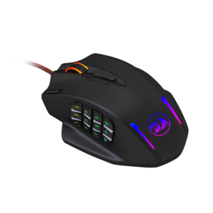 REDRAGON IMPACT 12400DPI MMO Gaming Mouse - Black image 3