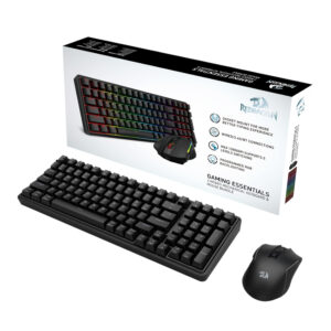 Redragon S162 RGB 3-Mode Wireless Mechanical Gaming Keyboard and Mouse Combo - Black image 8