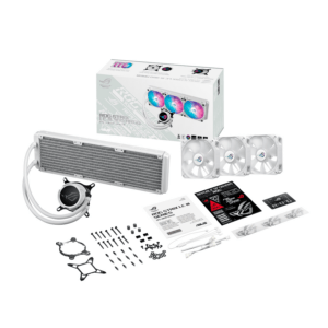 ASUS ROG Strix LC III 360mm ARGB White Edition Liquid CPU Cooler image 6