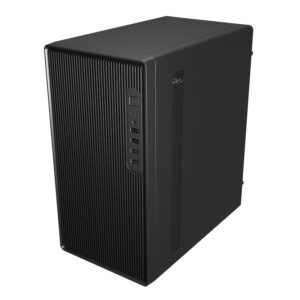 FSP S120 M-ATX Mid Tower Desktop Chassis - Black image 2