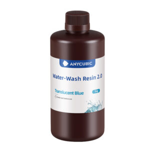 Anycubic Water Wash Resin 2.0 – Translucent Blue image 2