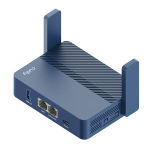 Cudy AX3000 2.5G Wi-Fi 6 Mini VPN Travel Router - Navy Blue image 3