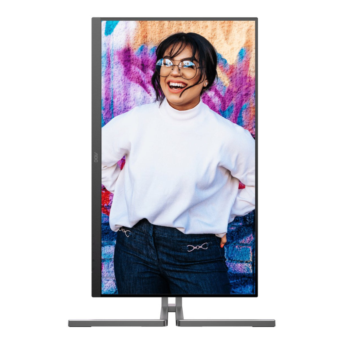 AOC U3 U27U3XD 27-inch 3840 x 2160p 4K UHD 16:9 144Hz 0.5ms LED IPS Dual Refresh Rate Graphic Pro Monitor image 4