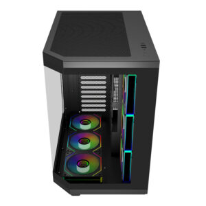 FSP U580 ARGB ATX Ultra Tower Gaming Chassis - Black image 4