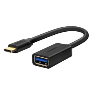 UGREEN Type-C to USB-A Adapter (Male to Female, 15cm)– Black image 2