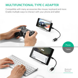 UGREEN Type-C to USB-A Adapter (Male to Female, 15cm)– Black image 5