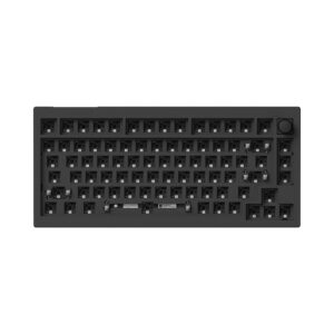 Keychron V1 Max QMK/VIA Wireless Custom Mechanical Keyboard | RED Switches - Black image 4