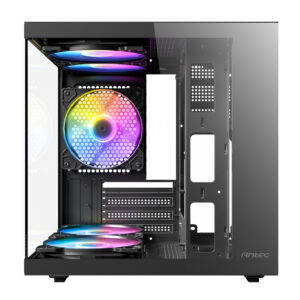 Antec VCX10M ARGB Micro-ATX | ITX Mini-Tower Gaming Chassis - Black image 2