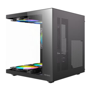 Antec VCX10M ARGB Micro-ATX | ITX Mini-Tower Gaming Chassis - Black image 3