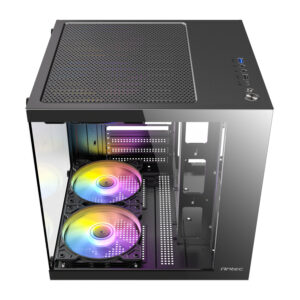 Antec VCX10M ARGB Micro-ATX | ITX Mini-Tower Gaming Chassis - Black image 4