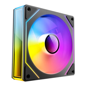 Antec VISION PWM 120mm ARGB Infinity Mirror Case Fan 3 Pack Black image 3