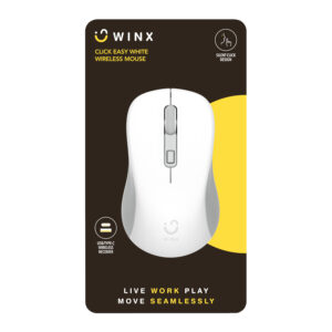 WINX CLICK Easy 1600DPI 2.4GHz Wireless Mouse - White image 3